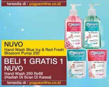 Promo Harga NUVO Hand Soap Fresh Blossom, Icy Splash, Red Fresh 250 ml - Yogya