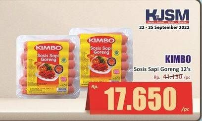 Promo Harga Kimbo Sosis Sapi Goreng 372 gr - Hari Hari