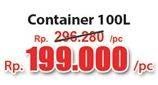 Promo Harga Lion Star Wagon Container 100lt  - Hari Hari