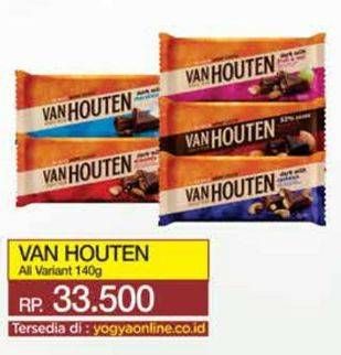 Promo Harga Van Houten Chocolate All Variants 155 gr - Yogya