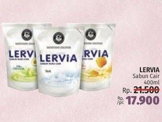 Promo Harga LERVIA Shower Cream 400 ml - LotteMart