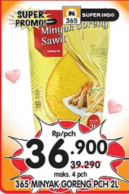 Promo Harga 365 Minyak Goreng 2000 ml - Superindo