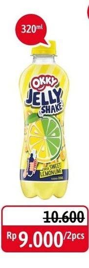Promo Harga OKKY Jelly Shake Lemon Lime 320 ml - Alfamidi