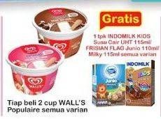 Promo Harga WALLS Populaire All Variants 90 ml - Indomaret