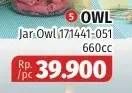 Promo Harga OWL Jar Owl 171441 051  - Lotte Grosir