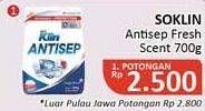 Promo Harga SO KLIN Antisep Detergent Fresh Scent 700 gr - Alfamidi