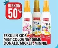 Promo Harga Eskulin Kids Body Mist Cologne Donald, Mickey, Minnie 100 ml - Hypermart