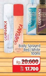 Promo Harga CASABLANCA Femme Spray Cologne Blanc, Rouge 100 ml - Lotte Grosir