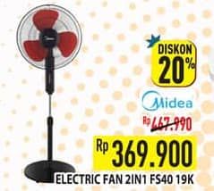 Promo Harga Midea FS40-10N Fan  - Hypermart