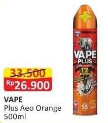 Promo Harga FUMAKILLA VAPE Aerosol Plus Orange 500 ml - Alfamart