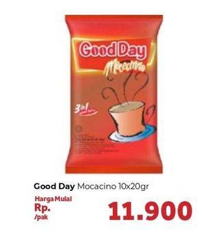 Promo Harga Good Day Instant Coffee 3 in 1 Mocacinno per 10 sachet 20 gr - Carrefour