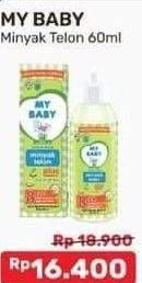 Promo Harga MY BABY Minyak Telon Plus 60 ml - Alfamart