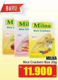 Promo Harga MILNA Rice Crackers 20 gr - Hari Hari