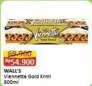 Promo Harga Walls Ice Cream Viennetta Gold Vanilla Caramel 800 ml - Alfamart
