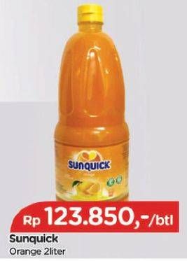 Promo Harga SUNQUICK Minuman Sari Buah Orange 2000 ml - TIP TOP