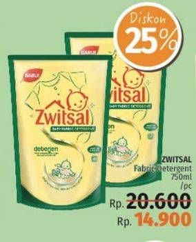 Promo Harga ZWITSAL Baby Fabric Detergent 750 ml - LotteMart
