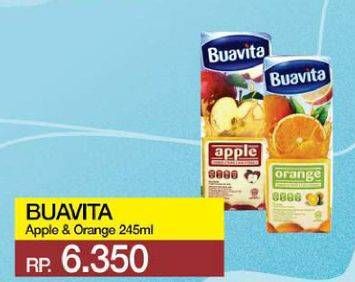 Promo Harga BUAVITA Fresh Juice Apple, Orange 250 ml - Yogya