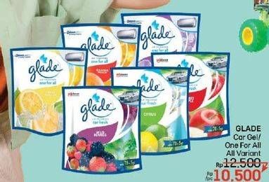 Promo Harga Glade Car Fresh/One For All   - LotteMart