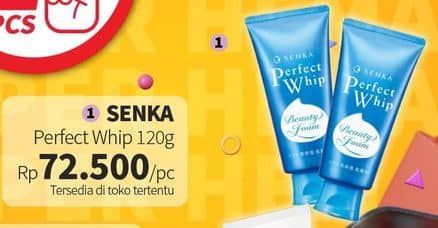 Promo Harga Senka Perfect Whip Facial Foam 120 gr - Guardian