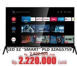 Promo Harga Polytron Smart Android TV 32 inch PLD 32AG5759  - Hari Hari