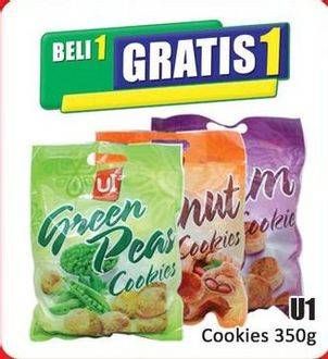 Promo Harga U1 Cookies 350 gr - Hari Hari