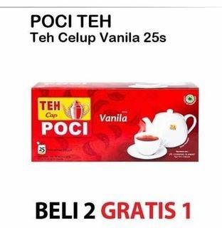 Promo Harga Cap Poci Teh Celup Vanila per 25 pcs 2 gr - Alfamart