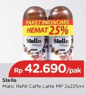 Promo Harga STELLA Matic Refill Cafe Latte per 2 kaleng 225 ml - TIP TOP