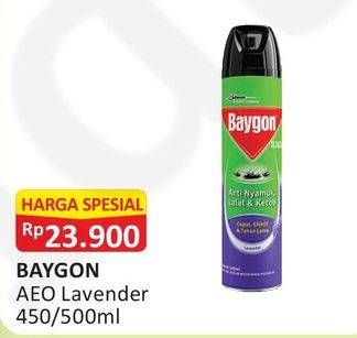 Promo Harga Insektisida Spray Lavender 450/500ml  - Alfamart