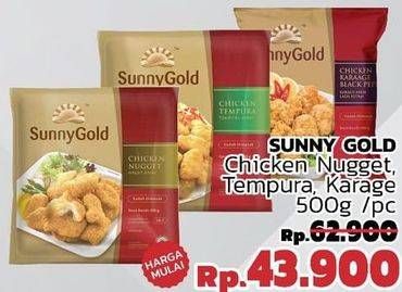 SUNNY GOLD Chicken Nugget, Tempura, Karaage 500g