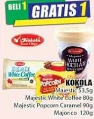 Promo Harga KOKOLA Majestik 53,5 g, White Coffee 80 g, Popcorn Caramel 90 g, Majorico 120 g  - Hari Hari