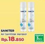 Promo Harga SANITER Air & Surface Sanitizer Aerosol  - Yogya