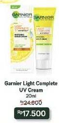 Promo Harga GARNIER Light Complete Cream UVA, UVB 20 ml - Indomaret