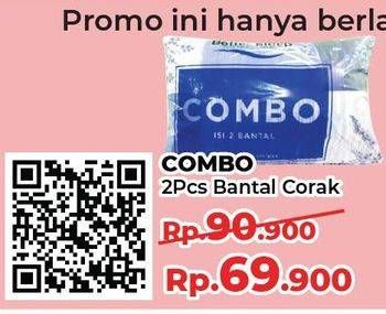 Promo Harga Combo Pack Bantal Corak 2 pcs - Yogya