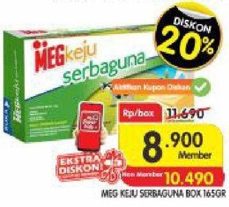 Promo Harga MEG Keju Serbaguna 165 gr - Superindo