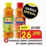 Promo Harga SUNQUICK Minuman Sari Buah All Variants 330 ml - Superindo