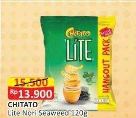 Promo Harga CHITATO Lite Snack Potato Chips Seaweed 120 gr - Alfamart