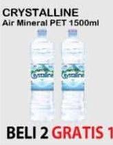 Promo Harga CRYSTALLINE Air Mineral 1500 ml - Alfamart