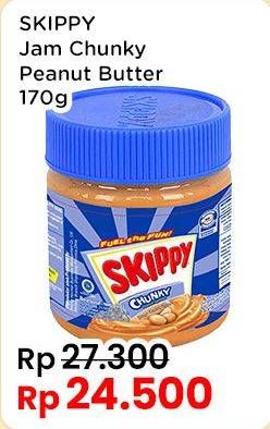 Promo Harga Skippy Peanut Butter Chunky 170 gr - Indomaret