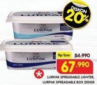 Promo Harga Lurpak Butter Salted Spreadable Light, Spreadable 250 gr - Superindo