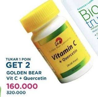 Promo Harga GOLDEN BEAR Vitamin C + Quercetin  - Watsons