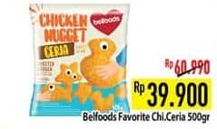 Promo Harga Belfoods Nugget Chicken Nugget Ceria 500 gr - Hypermart