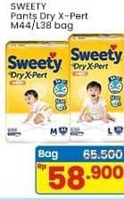 Promo Harga Sweety Bronze Pants Dry X-Pert M44, L38 38 pcs - Indomaret