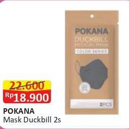 Promo Harga POKANA Face Mask Duckbill Medical Mask 2 pcs - Alfamart
