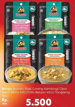 Promo Harga Bumbu Nasi Goreng Kambing / Opor Ayam Blora 40gr / Soto Betawi 45gr / Tongseng 50gr  - Carrefour