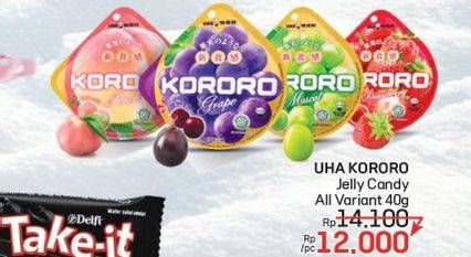 Promo Harga Kororo Candy All Variants 40 gr - LotteMart