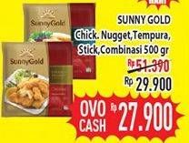 Promo Harga SUNNY GOLD Chicken Nugget/ Stick/ Tempura 500 gr - Hypermart
