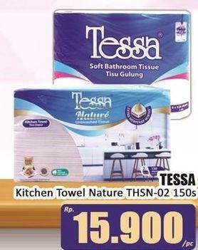 Promo Harga Tessa Nature Kitchen Towel Fold 150 sheet - Hari Hari