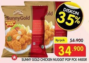 Promo Harga Sunny Gold Chicken Nugget Pop 440 gr - Superindo