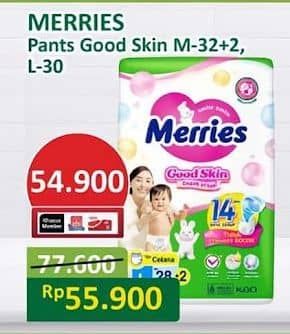 Promo Harga Merries Pants Good Skin M34, L30 30 pcs - Alfamart