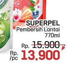 Promo Harga Super Pell Pembersih Lantai 770 ml - LotteMart
